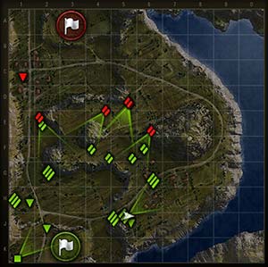 Направление стволов противника для World of Tanks 1.24.0.1