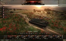 Ангар на маковом поле для World of Tanks