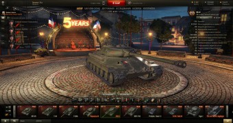 Ночной евро ангар для World of Tanks 0.9.14.1