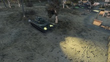 Включенные фары танков для World of Tanks