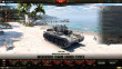 Пляжный ангар «Летний отпуск» для World of Tanks 1.24.1.0