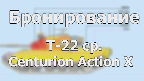 Броня новых танков Centurion Action X и T-22 ср.