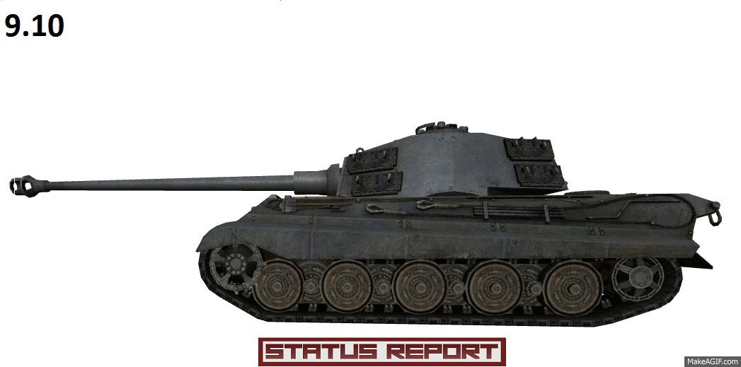 Внешний вид Tiger II. Вид сбоку