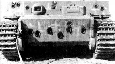 Результаты попаданий в лоб корпуса танка "Тигр"