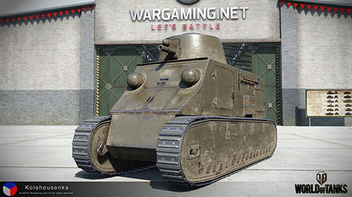 Чешский легкий танк 1-го уровня Kolohousenka