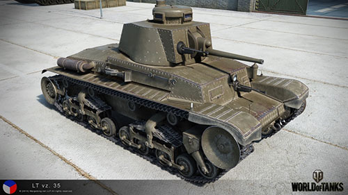Легкий танк Чехии - LT.vz. 35. Стоковый вариант