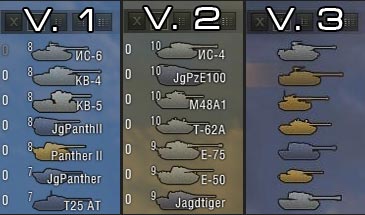 Улучшенные иконки танков для World of Tanks 1.23.1.0