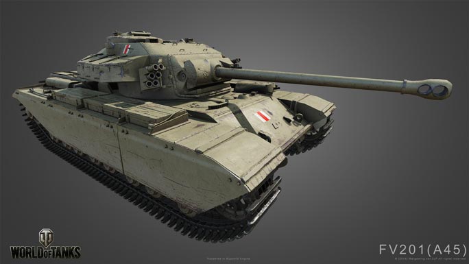Главная награда — премиум танк FV201 (A45)