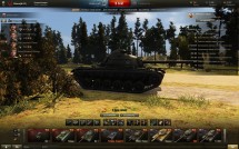 Красивый ангар «День пограничника» для World of Tanks 0.9.8.1