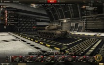 Ангар в темно серых тонах для World of Tanks 0.9.8.1