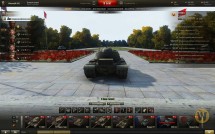 Ангар в городском парке для World of Tanks 0.9.17.0.3