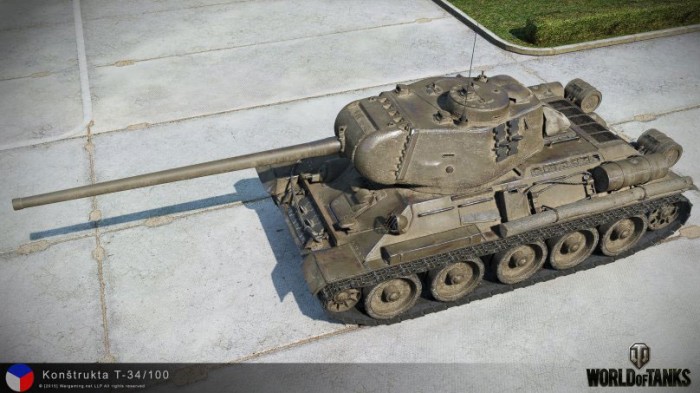Konstrukta T-34/100 в HD