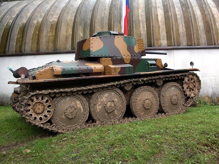 LT vz.38- легкий чешский танк первой половины ВМВ