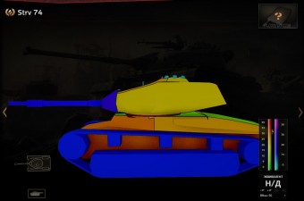 Бронирование танка Strv 74