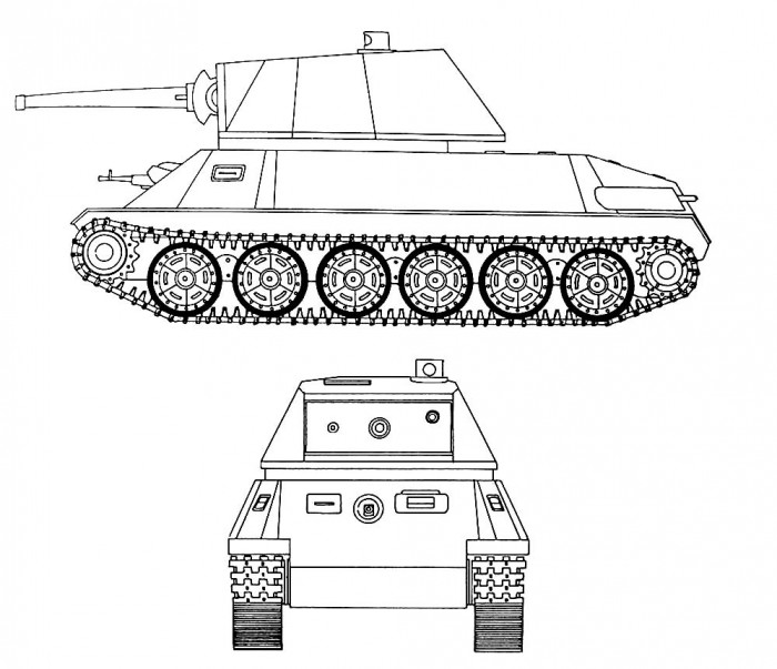 Схематическое изображение Т-25