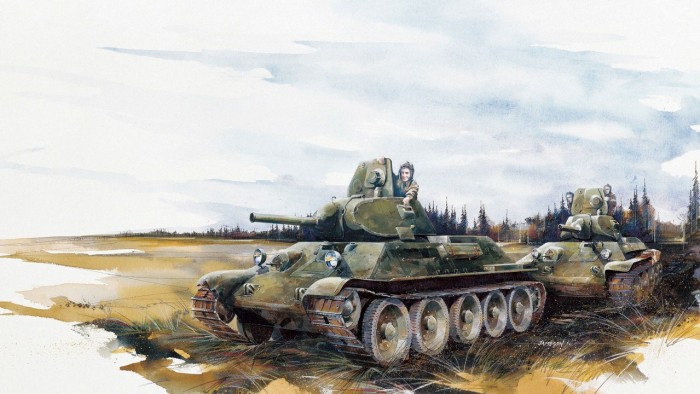 Т-24 и Т-25 "Шкода" рисовались по образу и подобию Т-34