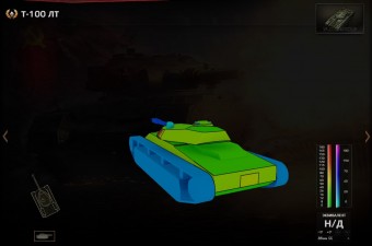 Бронирование танка Т-100 ЛТ