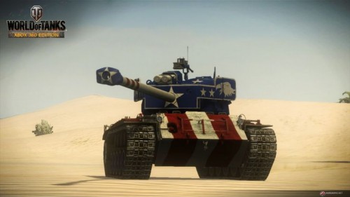 Шкурка T26E4 «Флаг США» для World of Tanks 0.9.13